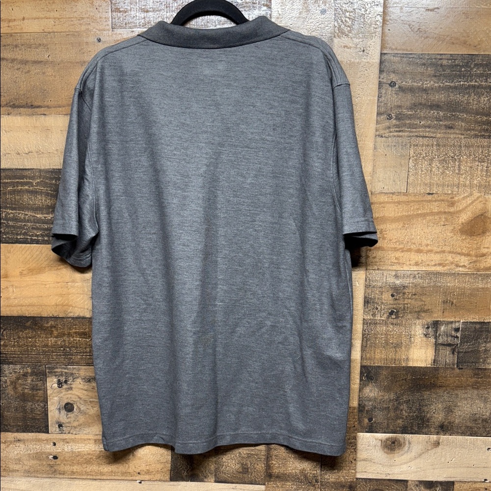 Carhartt Gray Charcoal Short Sleeve Polo Shirt Men's Size Large - Picture 7 of 7